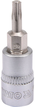 Головка YATO з викрутковою насадкою TORX 1/4" Т10 37 мм (YT-04302)