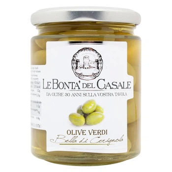 Зелені оливки Bella di Cerignola Le Bonta’ del Casale 314 мл (15234527)