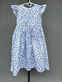 Дитяча сукня для дівчинки Sonem kids 98 см, біла з блакитним