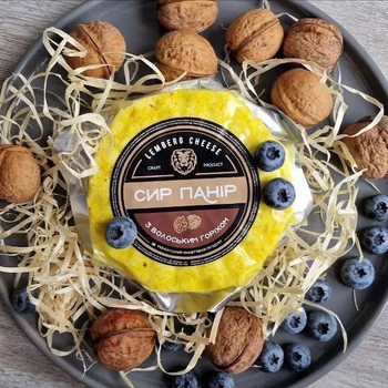 Сир Lemberg Cheese Панір з волоським горіхом 1 кг