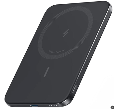 Ультратонка магнітна батарея Anker Nano Air 2 MagSafe Powerbank 5000mAh iPhone 16-12 Series - Black (A1665H11)