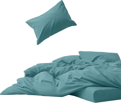 Простынь MirSon Soft Touch of Satin 015 Aquamarine 200x220 см (2200011283012)