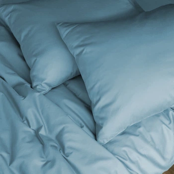Наволочка MirSon Soft Touch of Satin Сатин 019 Gray-blue 40x40 см (2200011285245)