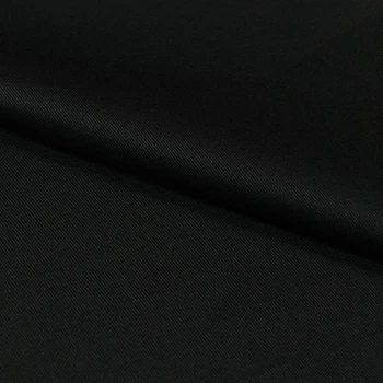 Ткань коттон твил черный (180г/м.кв150см пог.м) 178256