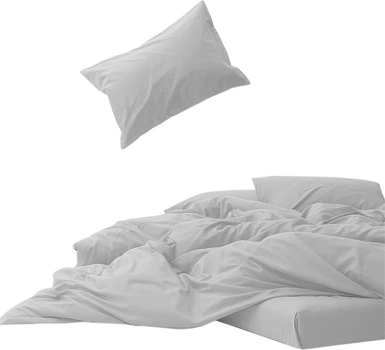 Простынь на резинке MirSon Soft Touch of Satin 004 Ash 80x200 см (2200011277561)