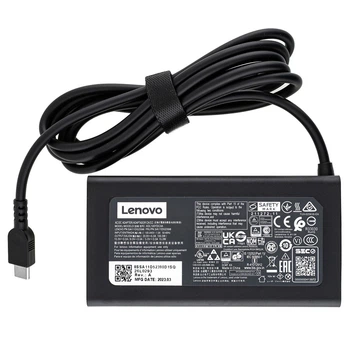 Блок живлення для ноутбука Lenovo Type‑C 100W, чорний, прямокутний корпус