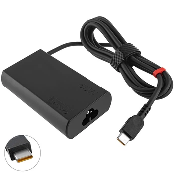 Оригинальный блок питания для ноутбука LENOVO TYPE-C 65W, Black, OVALE (2351814)