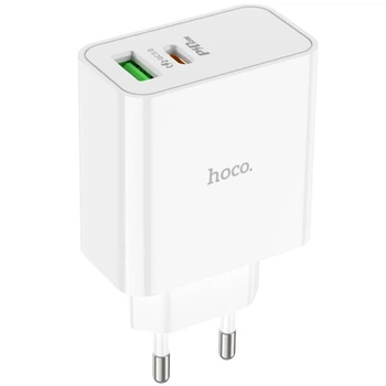СЗУ Hoco C113A Awesome PD65W (1USB-A/1C) White