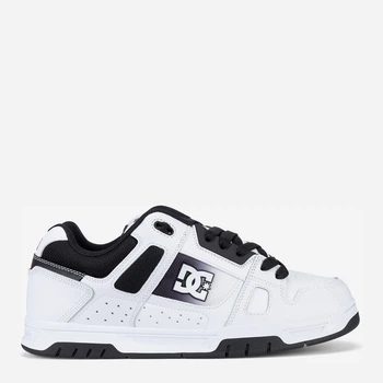 Мужские кеды кожаные низкие DC Shoes Stag DC01813062 5903419778056 45 Белые (5903419778063)