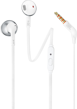 Słuchawki JBL T205 Chrome (JBLT205CRM)