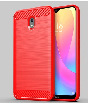 Панель Logarm Slim TPU для Xiaomi Redmi 8A Красный Без бренда