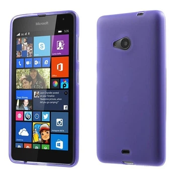 Чехол Logarm TPU Ordinary для Microsoft Lumia 535 Фиолетовый Без бренда