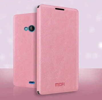 Чехол-книжка MOFI для Microsoft Lumia 540 Розовый