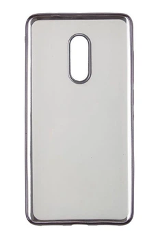 TPU чехол Logarm Electro-plating для Xiaomi Redmi Note 4 Серый Без бренда