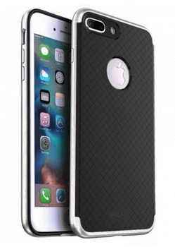 Чехол iPaky TPU+PC для iPhone 7 Plus / iPhone 8 Plus Черный / Серебристый