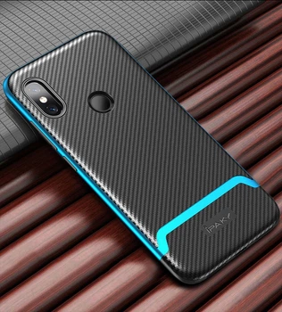 Чехол iPaky TPU+PC для Xiaomi Redmi Note 6 Pro Черный / Голубой