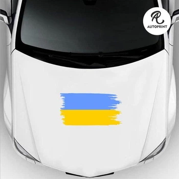 Наклейка на авто Oracal Флаг Украины Желто-голубой 40х21см (PA000-94-4)