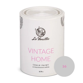 Крейдова фарба Le Vanille Vintage Home світло-попеляста (колір 16) 0,75 л