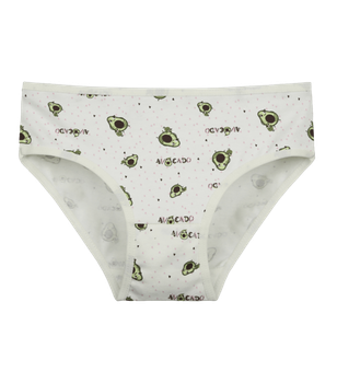 Трусы слипы для девочки с принтом AVOCADO - Donella - 4171953AV - 86-92 см - Молочный