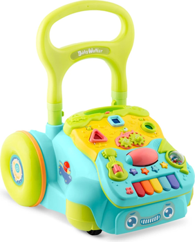 Навчальні ходунки з музикою Ricokids 2 в 1 RK-744 Бірюзові (5903890616380)