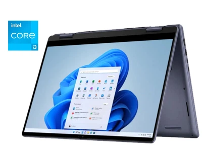Ультрабук-трансформер Б-класс Dell Inspiron 7440 2in1 / 14" (1920x1080) IPS Touch / Intel Core 3 100U (6 (8) ядер по 1.2 - 4.7 GHz) / 8 GB DDR5 / 512 GB SSD / Intel Graphics Xe / WebCam б/у