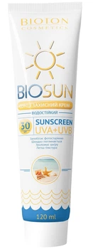 Сонцезахисний крем Bioton Cosmetics SPF 30, 120 мл