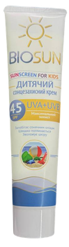 Солнцезащитный детский крем Bioton Cosmetics SPF 45, 120 мл