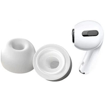 Силиконовые амбушюры для AirPods Pro 1 / 2 (пара), L white