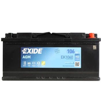 Автомобильный аккумулятор EXIDE Start-Stop AGM (EK1060) 106Аh 950A R+ (L6)