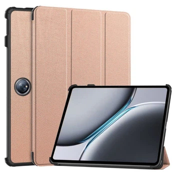 Чехол - книжка Custer Magnet Flip Cover для OnePlus Pad 2 / Pad Pro розово-golden