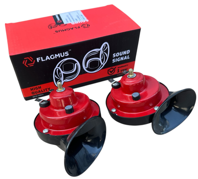 Сигнал звуковой GMP 12V ракушки(к-т 2шт) FLAGMUS