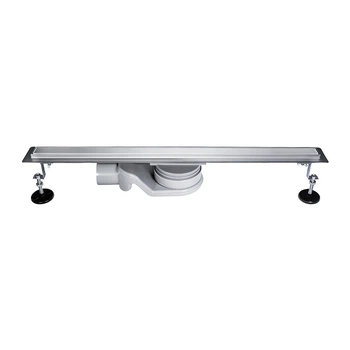 Трап линейный Britc Slim 800 мм с сифоном Серебристый