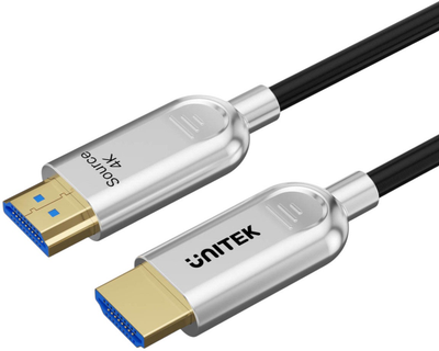 Kabel Unitek HDMI - HDMI 2.0 4K 60Hz 50m Silver-Black (C11092ASL01-50M)