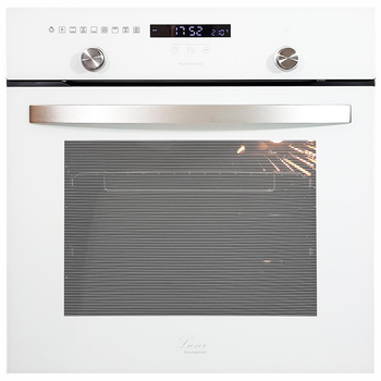 Духова шафа електрична Luxor Luxor HB 9 PS 60 UNIQUE White Glass + камінь для піци у подарунок біле скло, білий