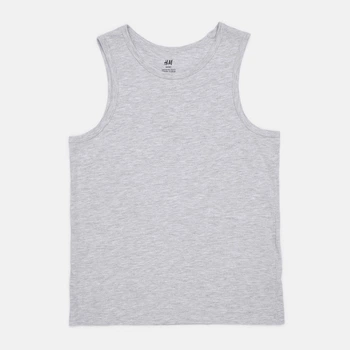 Майка H&M 271237524_1pcs 110 Сірий