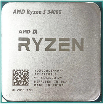 Procesor AMD Ryzen 5 3400G 3.7GHz/4MB sAM4 Tray (YD3400C5M4MFH)