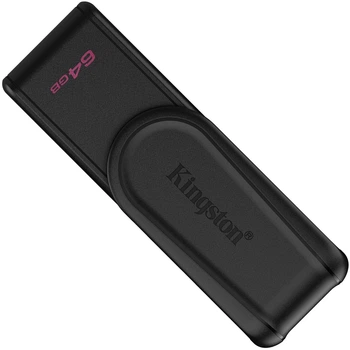 Флеш памʼять USB Kingston DataTraveler Exodia S 64GB USB 3.2 Gen 1 Black (DTXS/64GB)