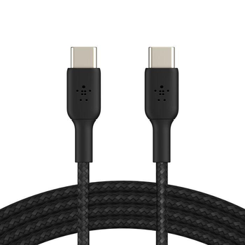 Кабель Belkin Braided Type-C to Type-C 1 м Black (CAB004BT1MBK)