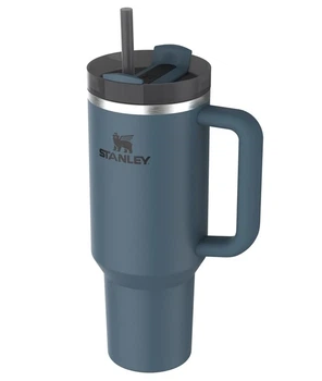 Термокружка Stanley 1.18 л с крышкой FlowState и встроенной трубочкой тёмно-синяя 10064