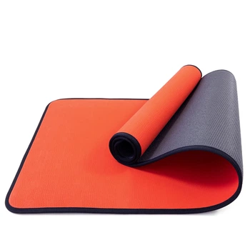 Коврик для йоги и фитнеса EVA двухслойный (йога мат, каремат спортивный) OSPORT Yoga Pro+ 8мм (OF-0275) Красно-черный
