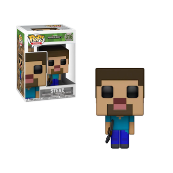 Фигурка Без бренда Steve Minecraft коллекционная модель Funko POP! 9 см Коричневый (1016-033-00)