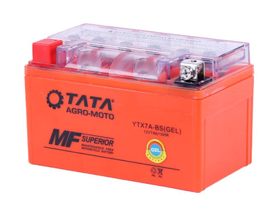 Аккумулятор YTX7A-BS OUTDO гелевый 7АH 150*86*94mm оранжевый