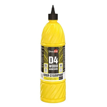 Клей ПВА D4 Столярный 0.75 кг DivoFix