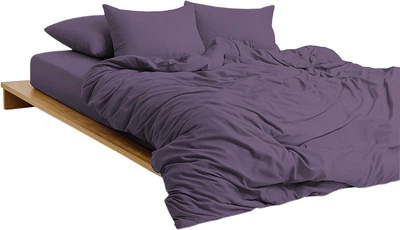 Комплект постельного белья Mirson Евро 200х220 см 012 Purple Soft Touch of Satin (2200011281377)