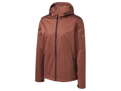 Куртка Softshell (софтшел) водоотталкивающая и ветрозащитная для мужчины Crivit BIONIC-FINISH® ECO 445133 L Коричневый