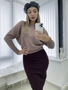 Светр INEDIT 1463 Capucino-Lurex 1
