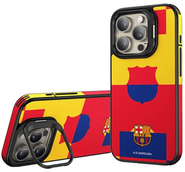 Etui OCPC FCB Iphone Case Magnetic MF do Apple iPhone 15 Pro Red Yellow (OCFCBMCIP15PMF)