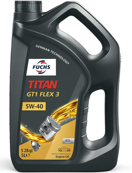 Моторное масло FUCHS TITAN GT1 FLEX 3 5W40 5 л