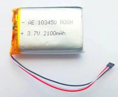 Аккумулятор Литий-полимерный (Li-pol) 3.7V 2000 mAh