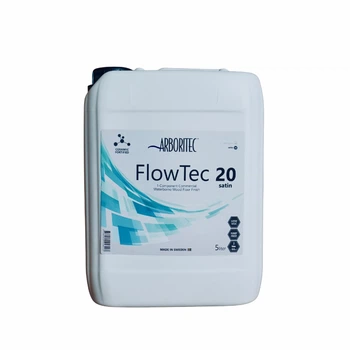 Лак для паркету та дерева на водній основі з керамічними добавками Arboritec Flow Tec глянцевий 5л